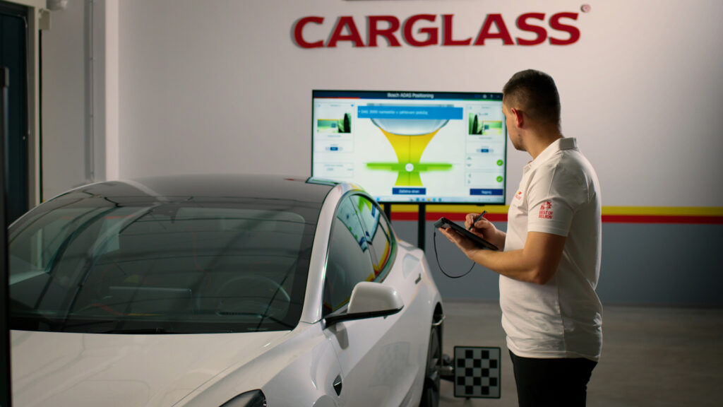 menjava stekla na avtu adas kalibracija