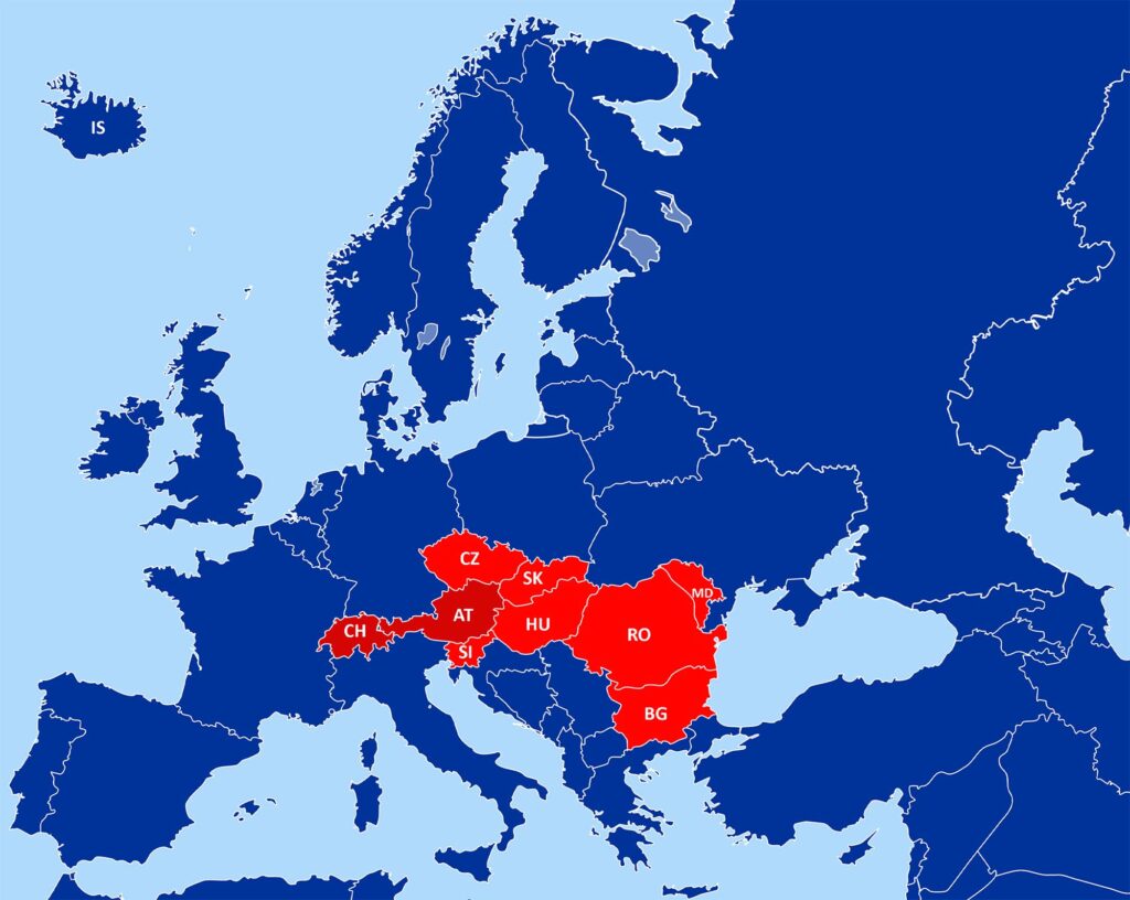 V katerih državah morate imeti vinjetno nalepko na vetrobranskem steklu? 1 - Carglass® Slovenija vinjete po evropi