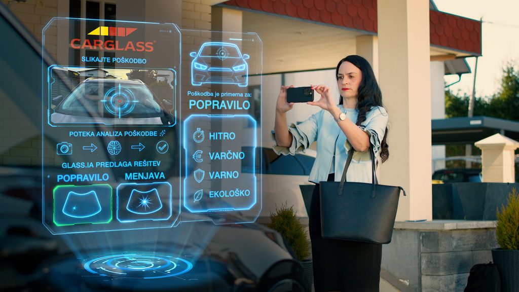 Carglass® prvi v Sloveniji z oceno poškodbe vetrobranskega stekla s pomočjo umetne inteligence – Glass.IA 1 - Carglass® Slovenija glassia2
